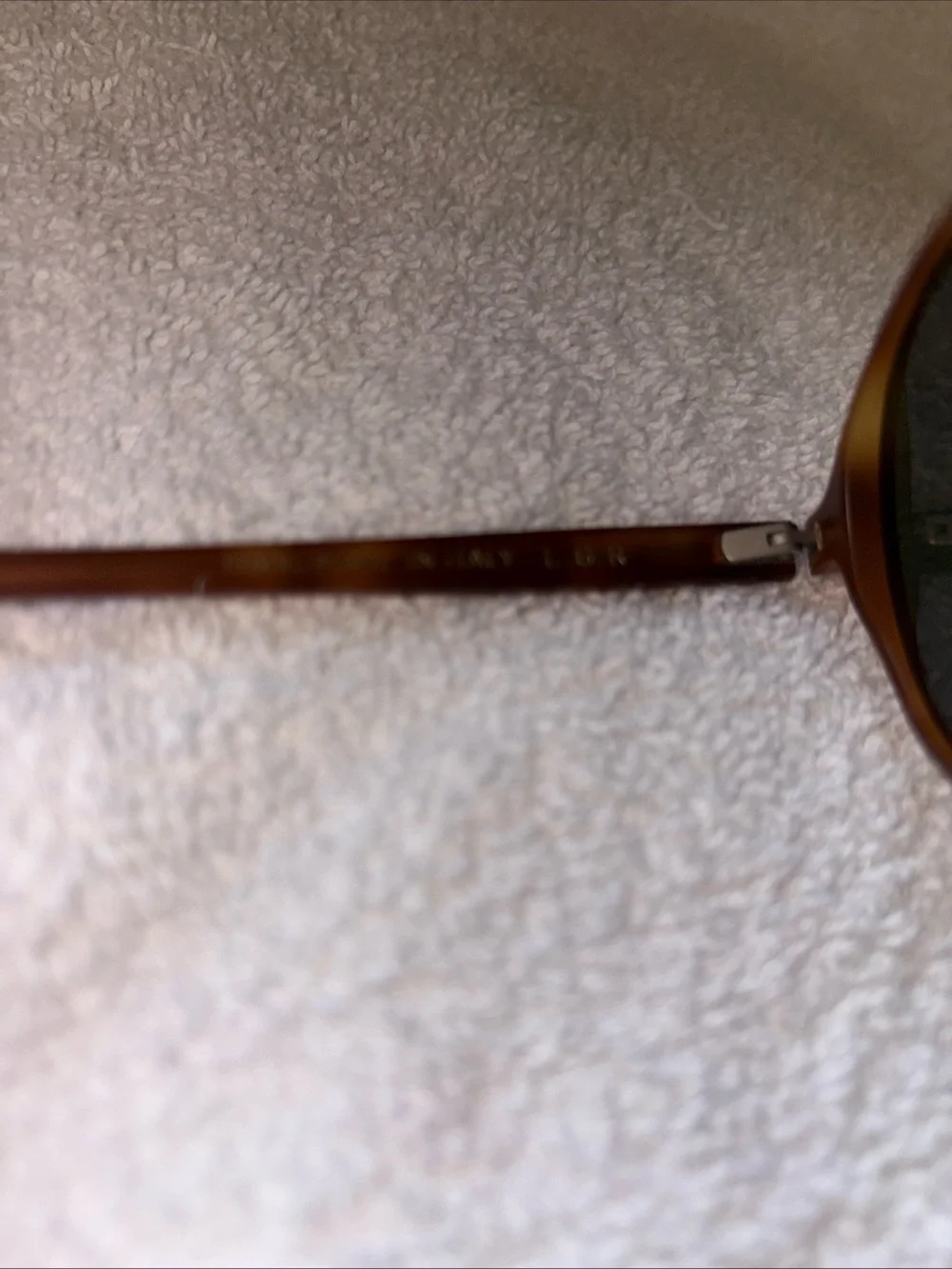 L.G.R Sunglasses REUNION  46 22  Round  Tortoiseshell Green G15 Lens